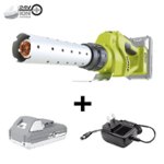 Front. Sun Joe - 24-Volt iON+ Cordless Electric Fire Starter Kit | w/ 2.0-Ah Battery and Charger.