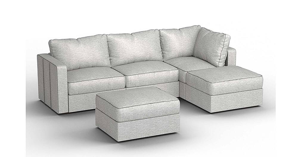 Lovesac Tonal Sterling Luxe Chenille