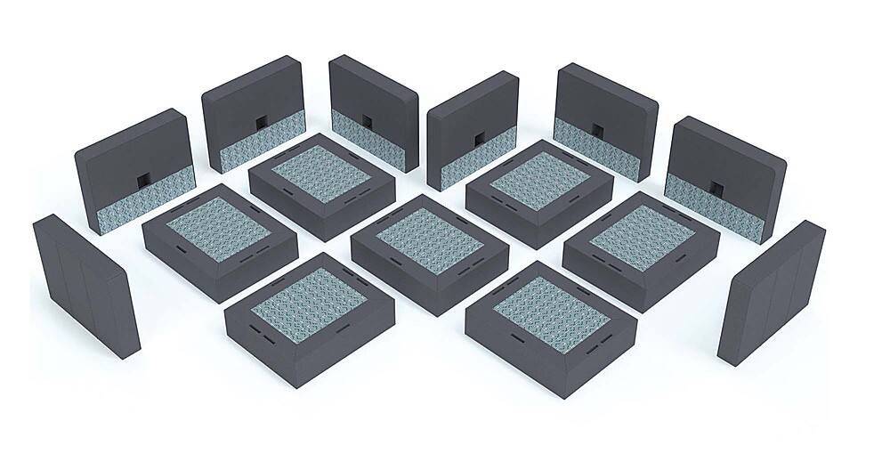 Best Buy Lovesac 7 Seats + 8 Sides Rained Chenille & Standard Foam