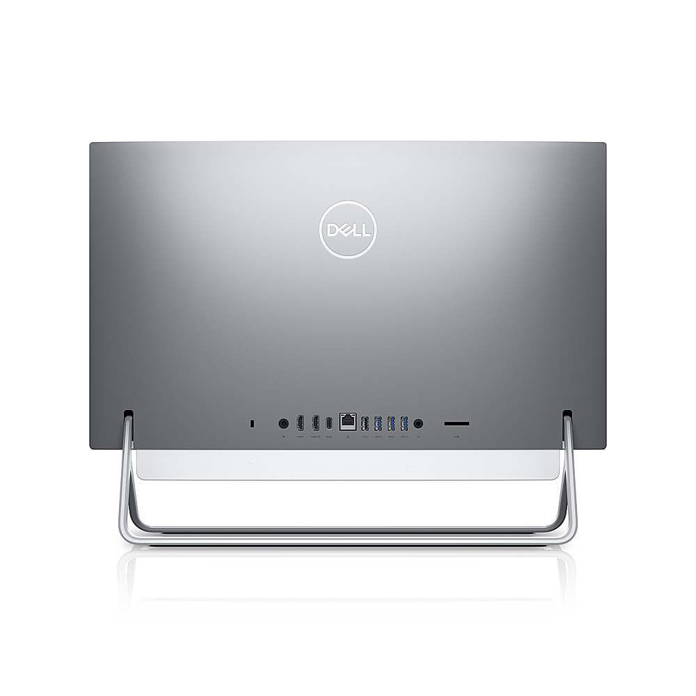 Back View: Dell - Inspiron 24" Touch screen All-In-One - Intel Core i7 - 16GB Memory - 256GB SSD + 1TB HDD - Silver