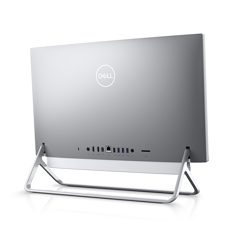 Angle View: Dell - Inspiron 24" Touch screen All-In-One - Intel Core i7 - 16GB Memory - 256GB SSD + 1TB HDD - Silver