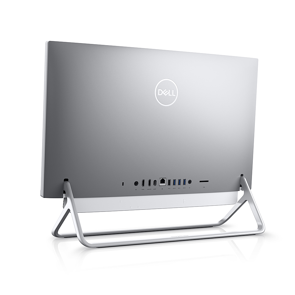 Left View: Dell - Inspiron 24" Touch screen All-In-One - Intel Core i7 - 16GB Memory - 256GB SSD + 1TB HDD - Silver