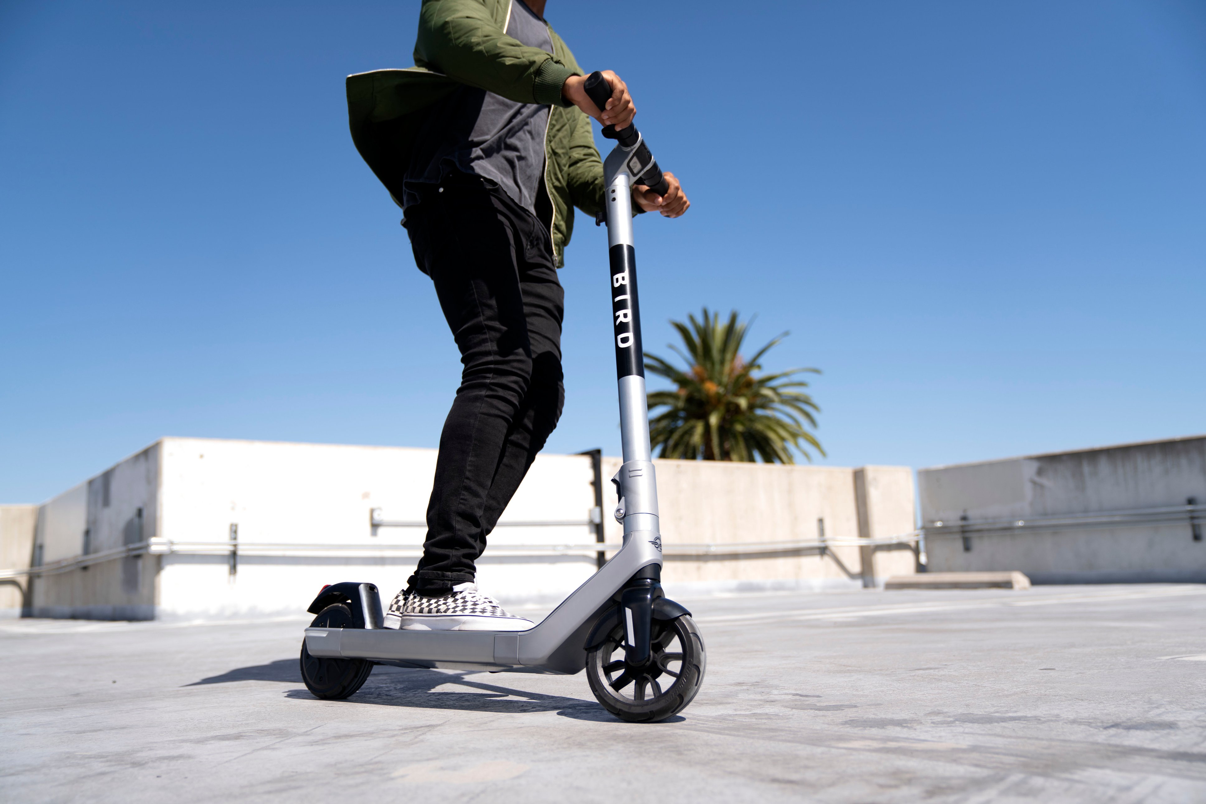 Zoom in on Alt View Zoom 17. Bird Air Electric Scooter - Sonic Silver.