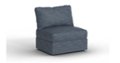 Alt View Zoom 11. Lovesac - 8 Seats + 10 Sides Rained Chenille & Lovesoft with 10 Speaker Immersive Sound + Charge System - Vintage Blue.