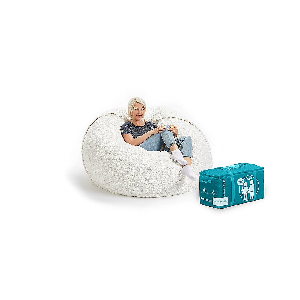 Left View: Lovesac - MovieSac in Wombat Phur