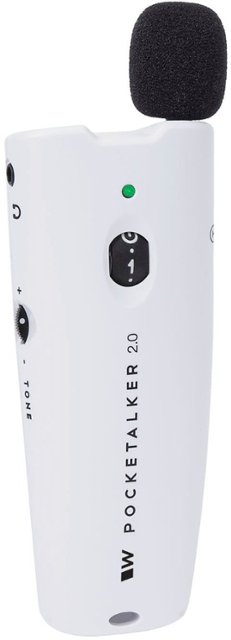 Front. Williams Sound - Pocketalker 2.0 Personal Amplifier - White.