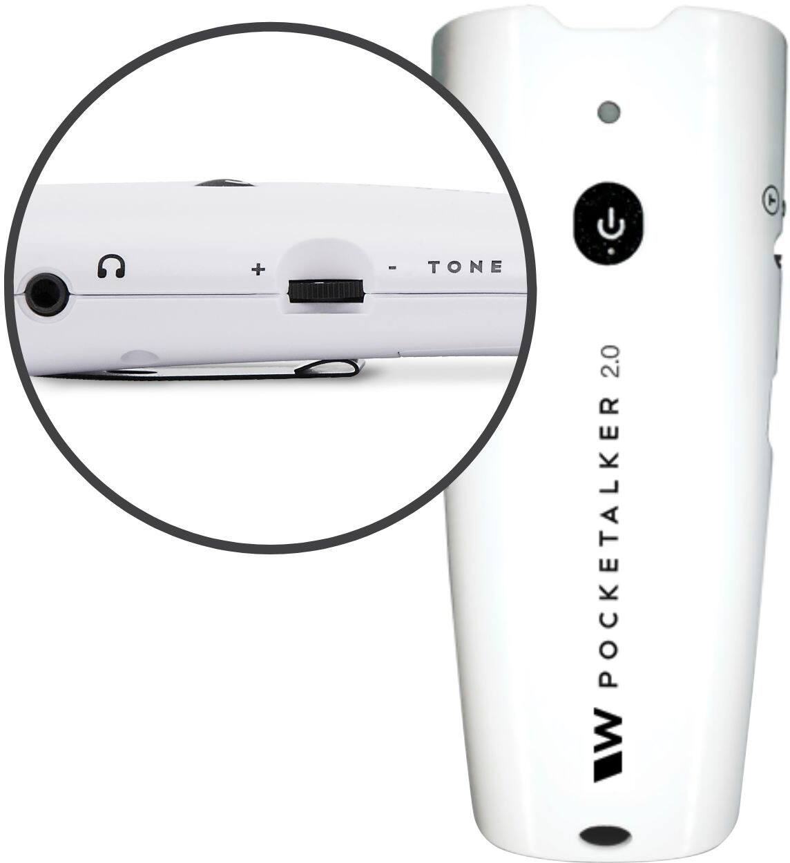 Left. Williams Sound - Pocketalker 2.0 Personal Amplifier - White.