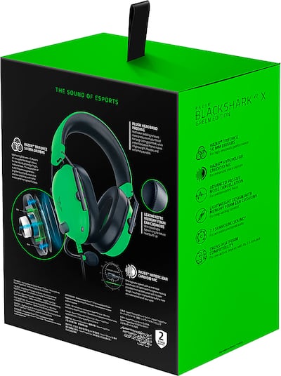 Razer BlackShark V2 X Wired 7.1 Surround Sound Gaming Headset for Razer BlackShark V2 X Wired 7.1 Surround Sound Gaming Headset for