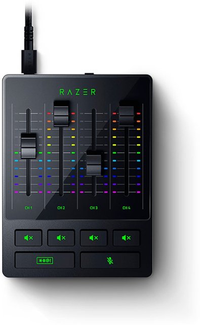 Razer – Audio Mixer for Broadcasting and Streaming – Black