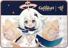 Front. Razer - Goliathus Speed Gaming Mouse Pad (Medium) - Genshin Impact Edition.