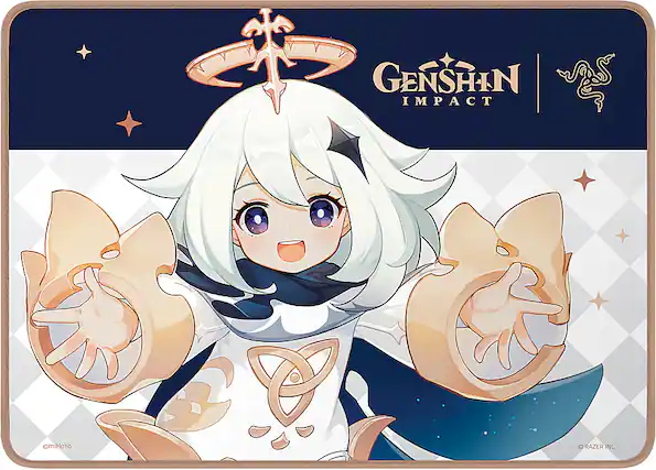 Front. Razer - Goliathus Speed Gaming Mouse Pad (Medium) - Genshin Impact Edition.