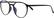 Angle. Ocushield - Carson Anti Blue Light Glasses - Shiny Black.
