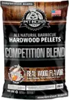 Left. Pit Boss - 40LB Competition Blend hardwood pellets - Brown.