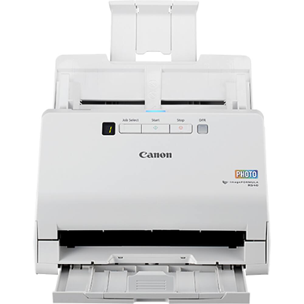 Alt View 11. Canon - imageFORMULA RS40 Photo and Document Scanner - White.