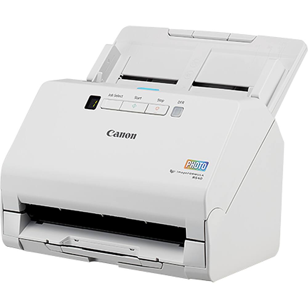 Alt View 13. Canon - imageFORMULA RS40 Photo and Document Scanner - White.