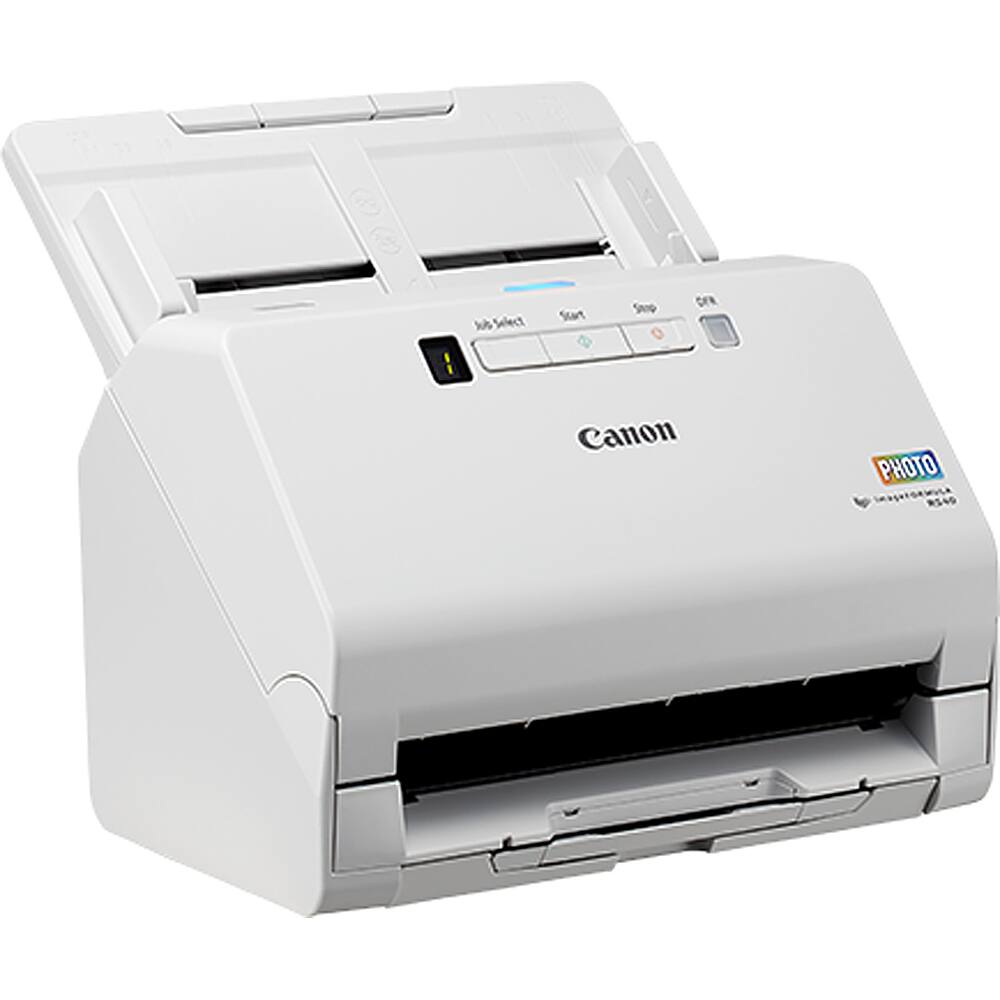 Alt View 17. Canon - imageFORMULA RS40 Photo and Document Scanner - White.