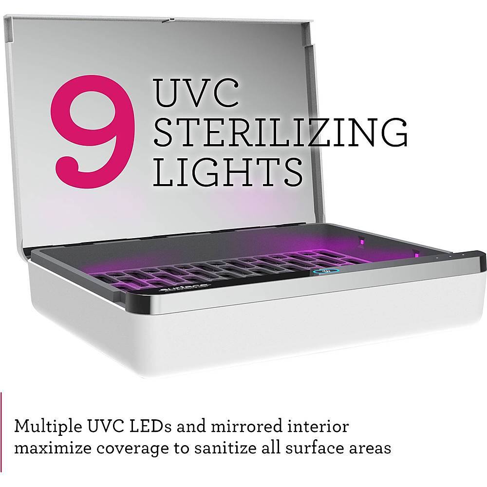 Alt View 12. Project Nursery - Surface XL Pro UVC Sanitizer - White.