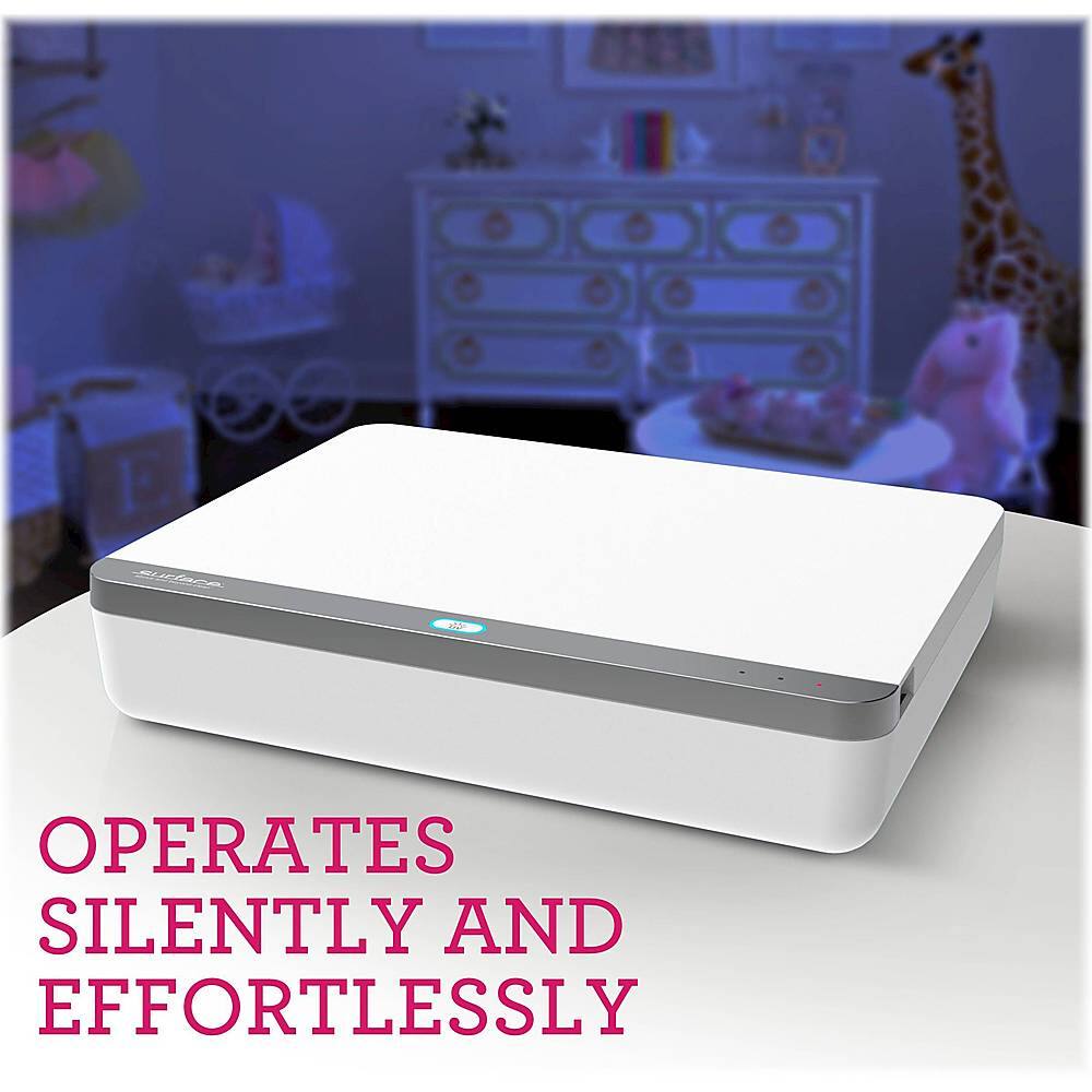 Alt View 18. Project Nursery - Surface XL Pro UVC Sanitizer - White.