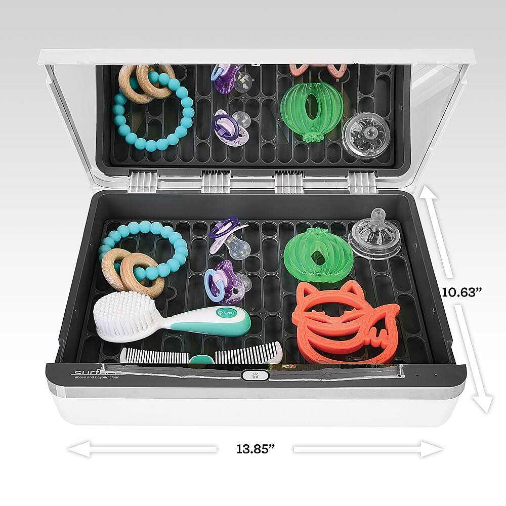 Alt View 22. Project Nursery - Surface XL Pro UVC Sanitizer - White.