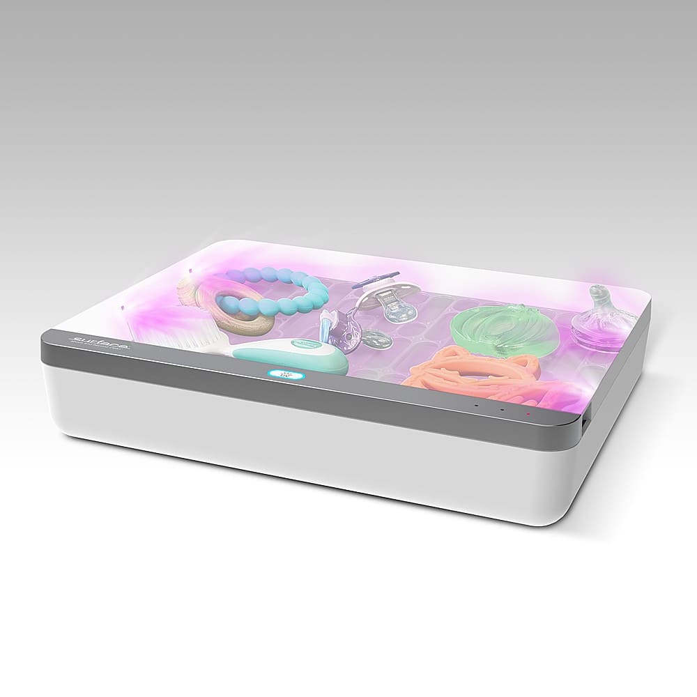 Alt View 24. Project Nursery - Surface XL Pro UVC Sanitizer - White.