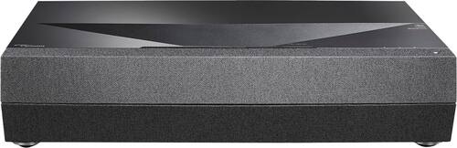 Optoma - CinemaX P2 Smart True 4K UHD ultra-short throw laser home theater projector - Black-Front_Standard 