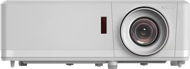 Front. Optoma - UHZ50 Smart True 4K UHD laser home theater projector with 3000 lumens - White.