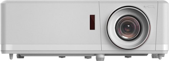 Front Zoom. Optoma UHZ50 Smart True 4K UHD laser home theater projector with 3000 lumens - White.