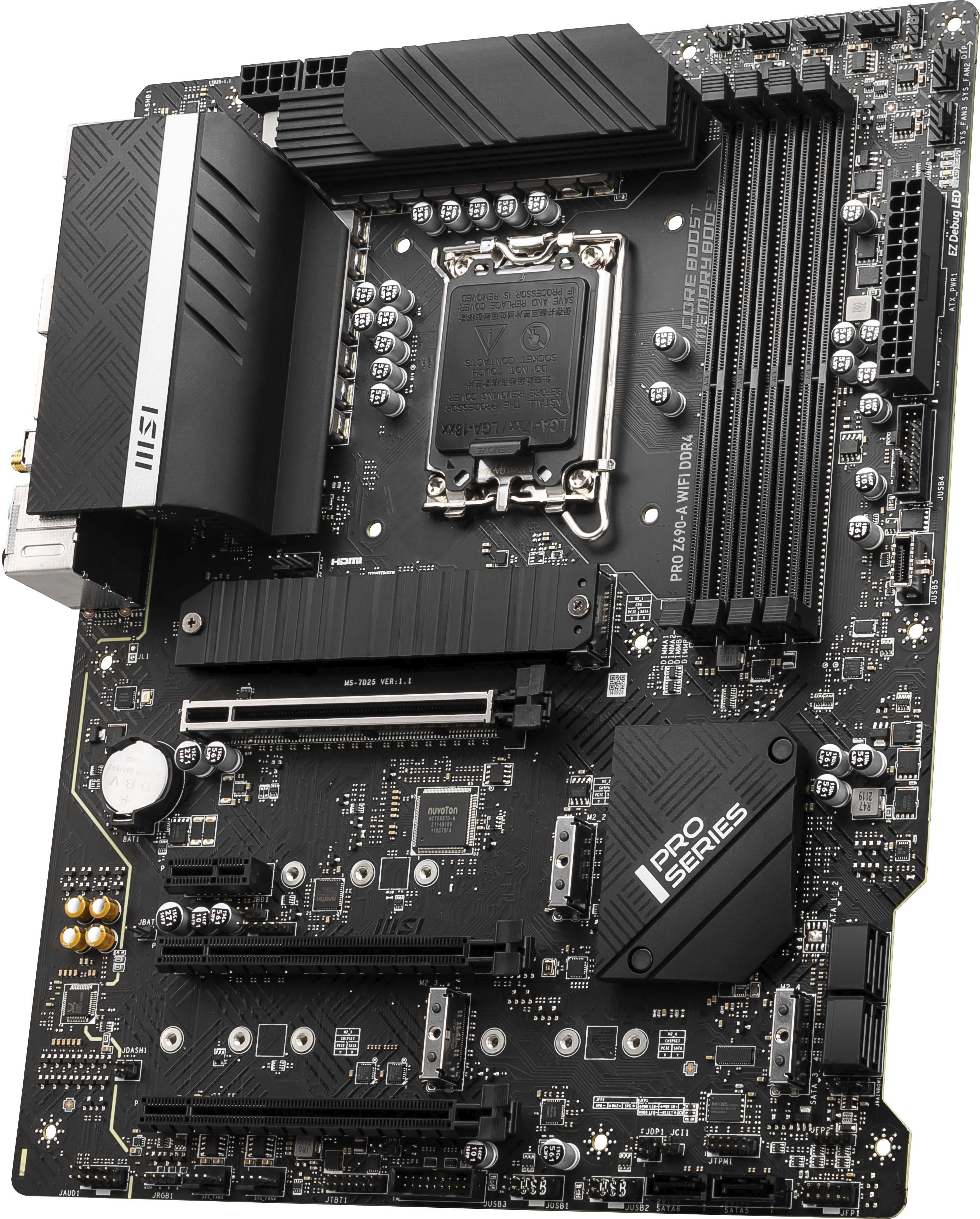 MSI PRO Z690-A WIFI DDR4 Socket LGA 1700 USB 3.2 Intel Motherboard 