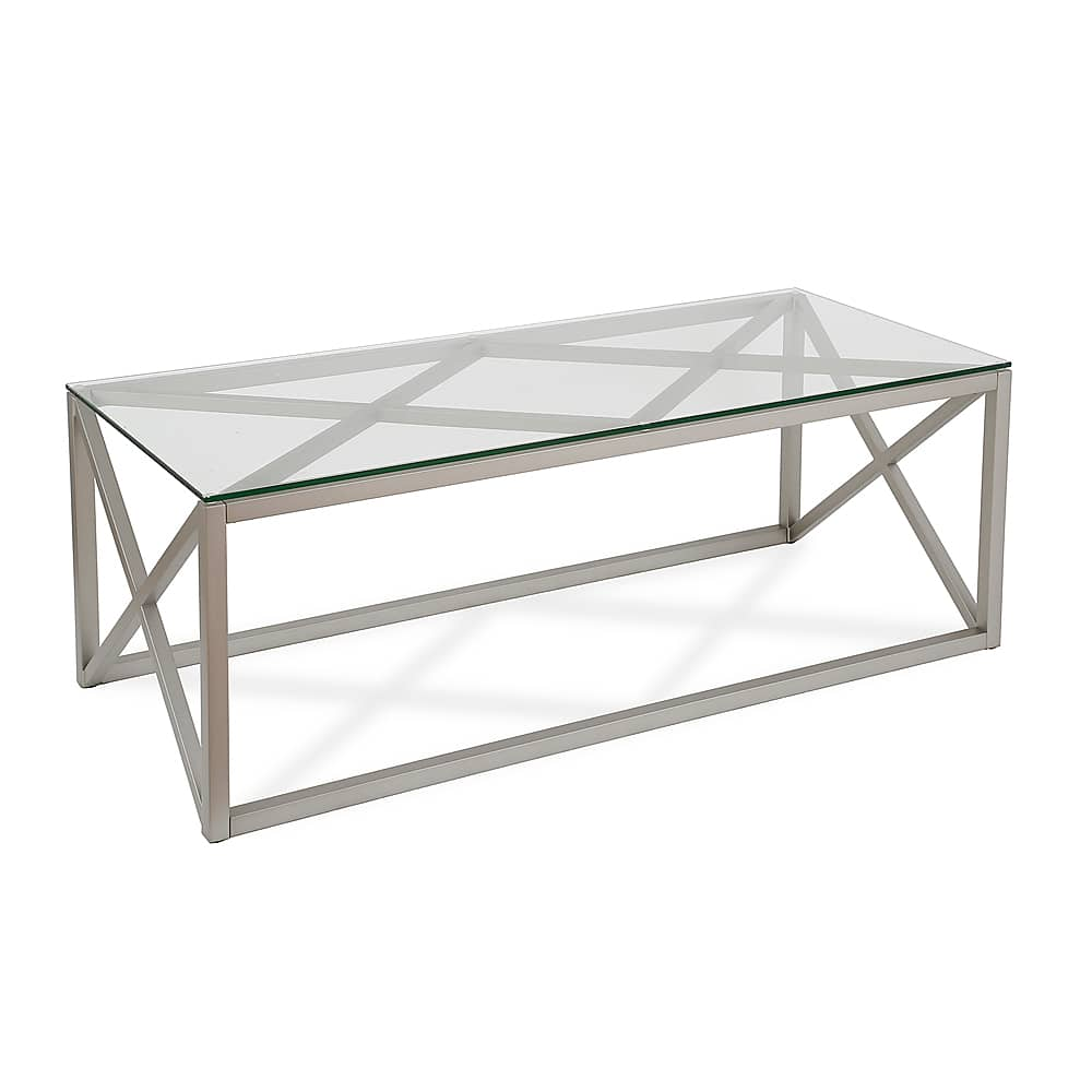 Angle View: Camden&Wells - Dixon Coffee Table - Satin Nickel