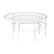 Front. Camden&Wells - Gaia Nesting Coffee Table Set - White.