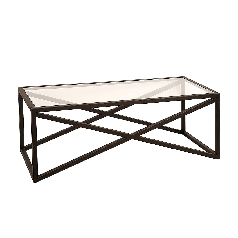 Angle View: Camden&Wells - Calix 46" Coffee Table - Blackened Bronze