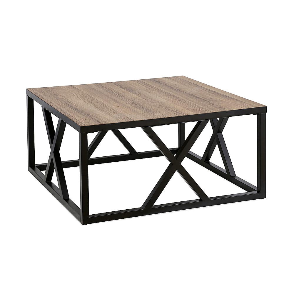 Angle View: Camden&Wells - Jedrek Square Coffee Table - Blackened Bronze