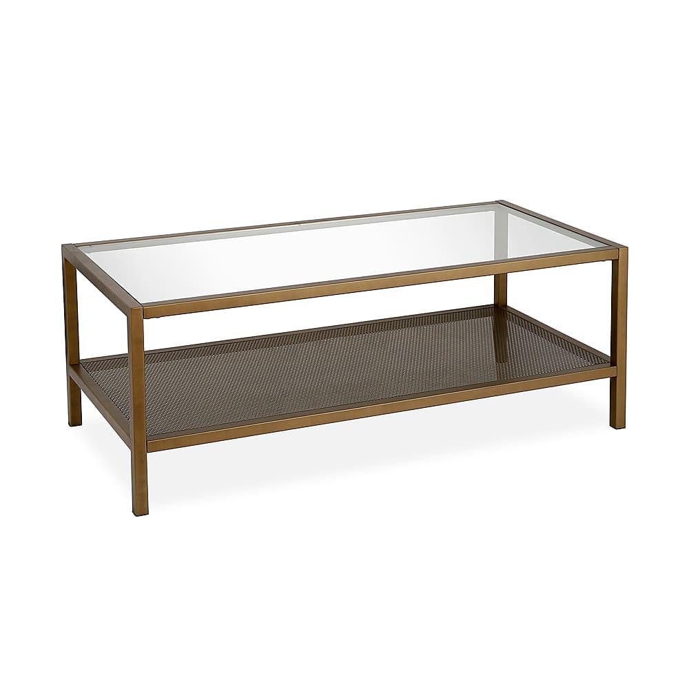 Angle View: Camden&Wells - Rigan 45" Coffee Table - Brass