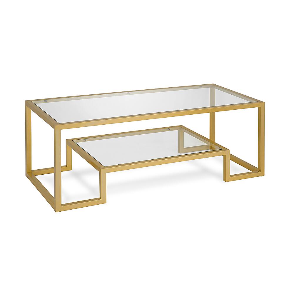 Angle View: Camden&Wells - Athena 45" Coffee Table - Brass