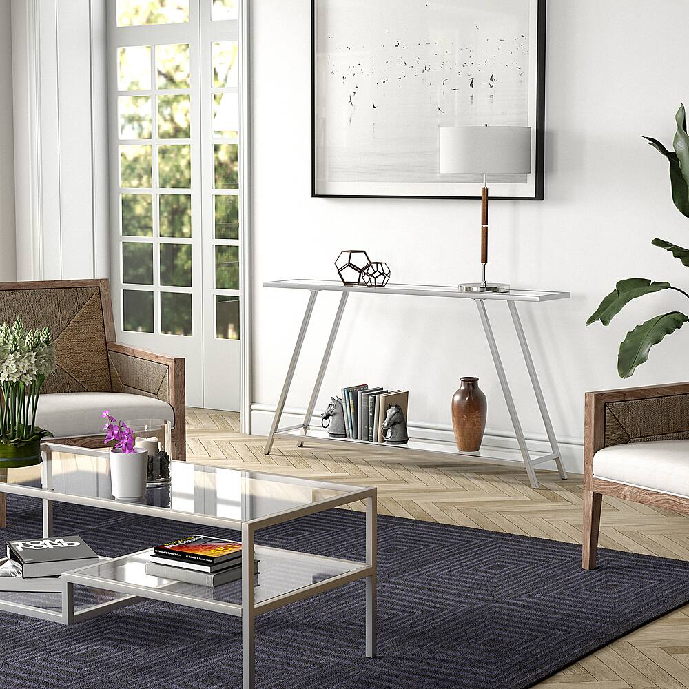 Best Buy Camden&Wells Yair Console Table Silver AT0994