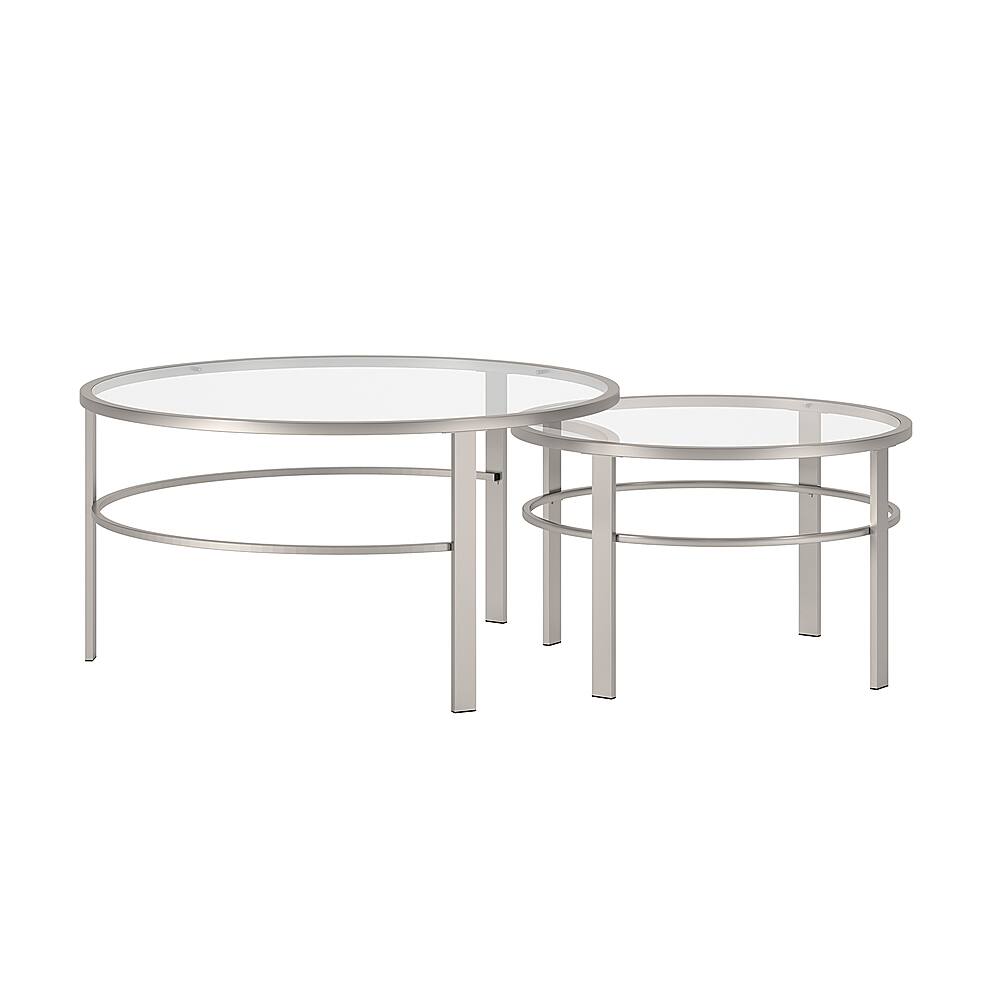 Angle View: Camden&Wells - Gaia Nesting Coffee Table Set - Satin Nickel