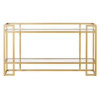 Camden&Wells - Uriel Console Table - Brass - Front_Zoom