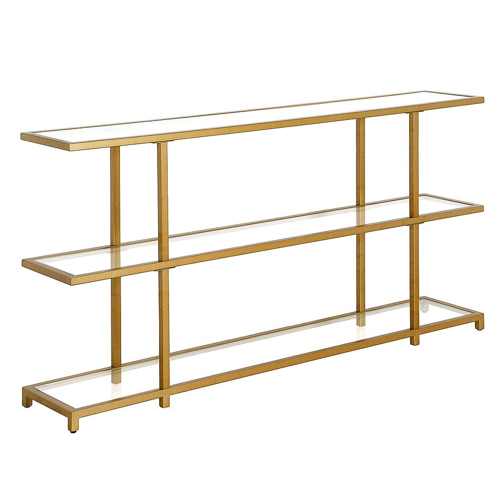 Angle. Camden&Wells - Greenwich Console Table - Silver.