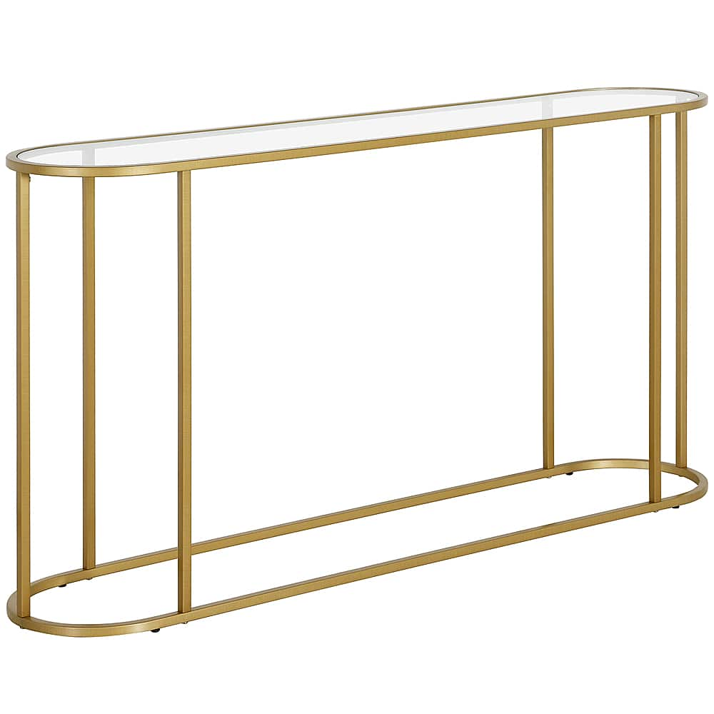 Angle View: Camden&Wells - Erikson Console Table - Brass