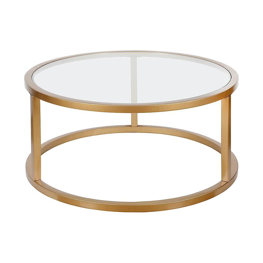 Best Buy Camden&Wells Parker Round Coffee Table Brass CT0251