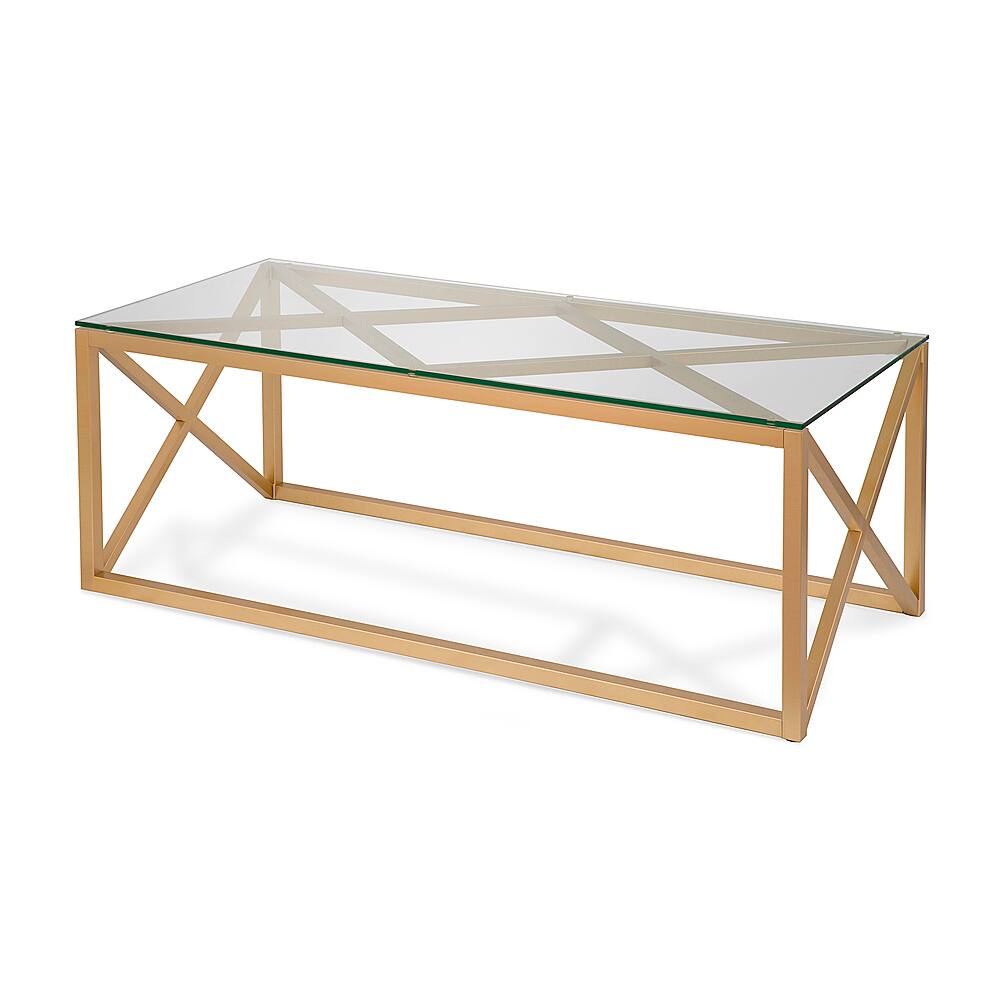 Angle View: Camden&Wells - Dixon Coffee Table - Brass