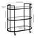Alt View 13. Hudson&Canal - Leif Bar Cart - Blackened Bronze.