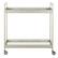 Front. Camden&Wells - Cooper Bar Cart - Satin Nickel.