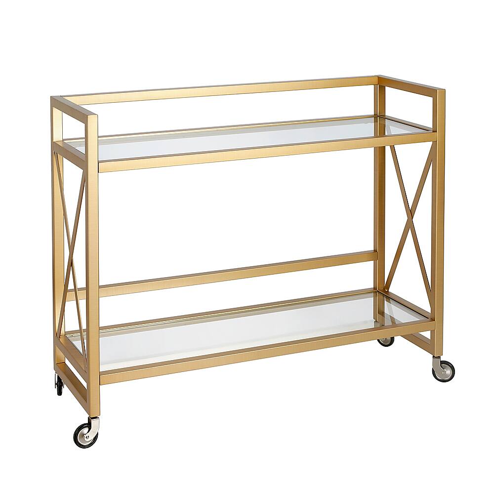 Angle View: Camden&Wells - Holly Bar Cart - Brass