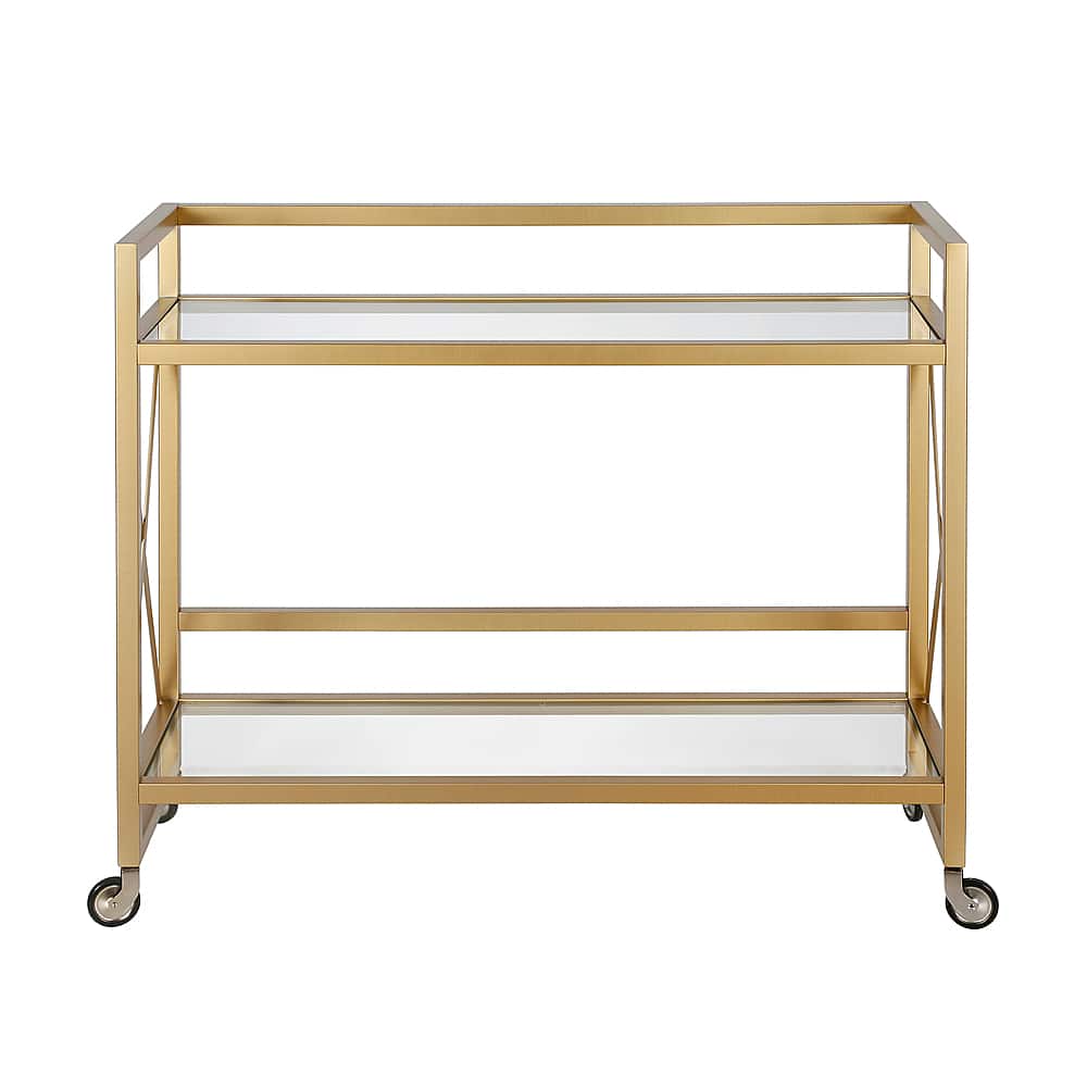 Front. Camden&Wells - Holly Bar Cart - Brass.