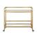 Front. Camden&Wells - Holly Bar Cart - Brass.