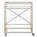 Front. Hudson&Canal - Wilson Bar Cart - Satin Nickel.