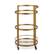 Angle. Camden&Wells - Hause Round Bar Cart - Brass.