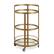 Front. Camden&Wells - Hause Round Bar Cart - Brass.