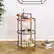 Alt View 11. Camden&Wells - Hause Round Bar Cart - Brass.